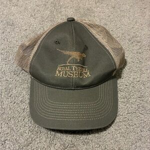 Dark muddy green Royal tyrrell museum cap